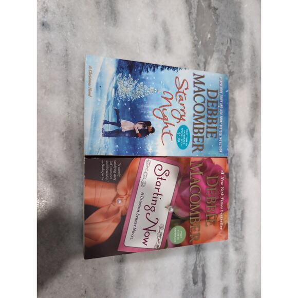 Debbie Macomber Paperback Novel Bundle: Starry Night & Starting Now - Picture 2 of 9
